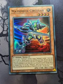 Mathmech Circular - POTE-EN028 - Super Rare - 1st Edition - Yugioh VLP/LP - Image 1