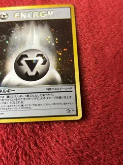2000 Pokemon | (STEEL ENERGY) Holo Neo Genesis Japanese TCG Card Rare Lp- - Image 4