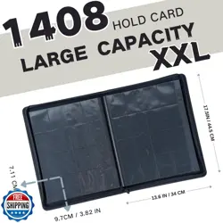 KUOOKING 1408+ Pockets Trading Card Binder, 16-Pocket Card Ablum Compatible w - Image 2