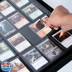 KUOOKING 1408+ Pockets Trading Card Binder, 16-Pocket Card Ablum Compatible w - Image 5