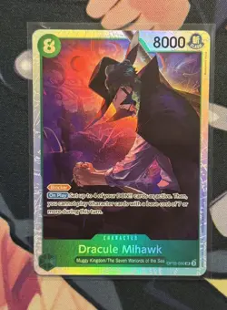 Dracule Mihawk OP12-030 SR Legacy Of The Master One Piece Card Game English - Image 1