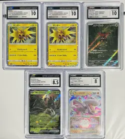 Pokemon 5 Card Graded Lot! x3 CGC 10, x1 CGC 8.5, x1 CGC 8 - L👀K at Photos 👀 - Image 1