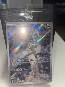 Pokemon TCG N's Reshiram Stamped Promo Holo Card 167/159 SV09 Journey Together - Image 1