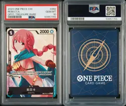 Rebecca PSA10 Treasure Rare Parallel One Piece Card Chinese Exclusive TCG - Image 3