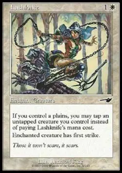 Lashknife - Medium Play MTG Nemesis - Image 1