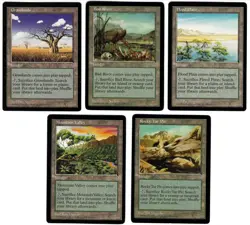 MTG Sac / Fetch Lands set Mirage - Vintage - 1 each - Image 1