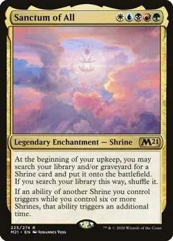 1x Sanctum of All NM Eng MTG - Core Set 2021 - Image 1