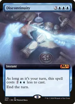 1x Discontinuity - Extended Art NM Eng MTG - Core Set 2021 - Image 1