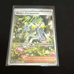 Wally's Compassion 186/132 Special Illustration Rare Pokemon Mega Evolution - Image 1