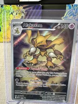 Pokemon Alakazam Mega Evolution 009 Promo Near Mint - Image 1