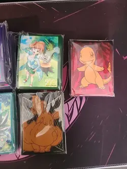 Pokemon TCG ETB Card Sleeves Lot of 11 Sealed Packs - Image 4