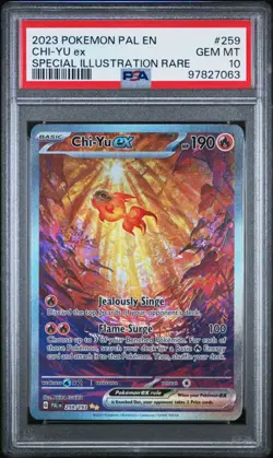 PSA 10 GEM MINT Chi-Yu EX 259/193 Special Illustration Rare Pokemon Card - Image 1