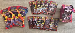 Pokemon Destined Rivals Bulk 15-Pack Lot w/ Holos, Rare's, EX cards, Booster Box - Image 1