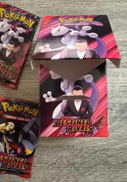 Pokemon Destined Rivals Bulk 15-Pack Lot w/ Holos, Rare's, EX cards, Booster Box - Image 4