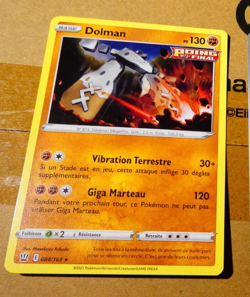 Pokemon Francais Card Rare Carte Dolman 084/163 EB05 FR 2021 Mint - Image 1