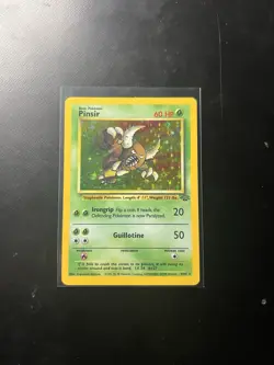 Pokemon TCG Pinsir Jungle Holo Rare Card 9/64 Unlimited Vintage WOTC Lp/Vlp - Image 1