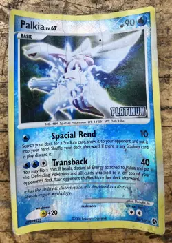 Palkia LV.67 Platinum 26/106 Reverse Holo Stamped Rare Pokemon Card - Image 1