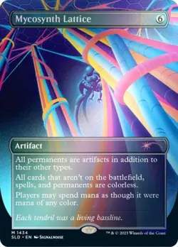 MTG English Mycosynth Lattice (Rainbow Foil) NM Foil Secret Lair - Image 1