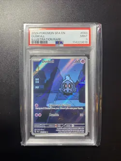 Pokemon TCG Duskull Illustration Rare Card 068/064 PSA 9 MINT 2024 - Image 1