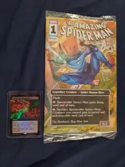 MTG Magic The Gathering Spider-Man Promo Comic & Sinister Six Card PAX West 2025 - Image 1