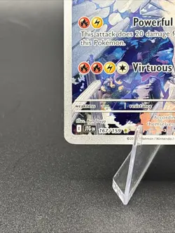 Pokemon Reshiram Card Powerful Rage & Virtuous Flame Holo - Image 2