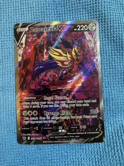 Pokemon TCG Zamazenta v Crown Zenith Galarian Gallery Ultra Rare Card GG54/GG70 - Image 1