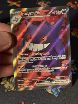 Pokemon Cards Gengar ex 193/162 Secret Rare Temporal Forces - (NM) - Image 2