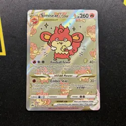 Simisear Vstar GG37/GG70 MINT -Galarian Gallery Pokemon Card- Crown Zenith (6q) - Image 1