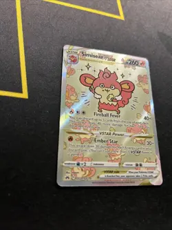 Simisear Vstar GG37/GG70 MINT -Galarian Gallery Pokemon Card- Crown Zenith (6q) - Image 2