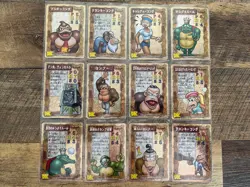 Lot of 12x Foil Holo 1999 Japanese Donkey Kong 64 Country DKC TCG cards - Image 1