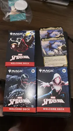 Lot of 3 NYCC 2025 MTG Sealed Marvel Spider-Man Welcome Deck With 2x Promo Card - Image 3