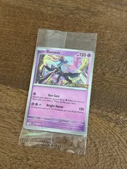Pokemon Xerneas Card Mega Evolutions Stamp Promo 064/132 Sealed - Image 1