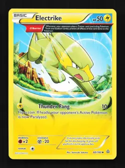 Electrike 60/160 LP Primal Clash English Pokemon Card TCG - Image 1
