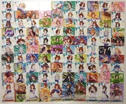 Lot of 100 Japanese Weiss Weiβ Schwarz Uma Musume Pretty Derby Card Set - Image 1