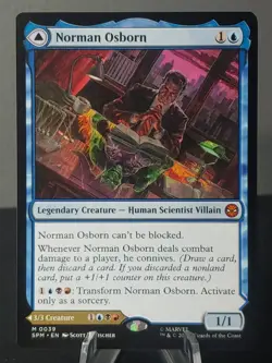 0039 Norman Osborn - Green Goblin Magic The Gathering Spider-Man - Image 1