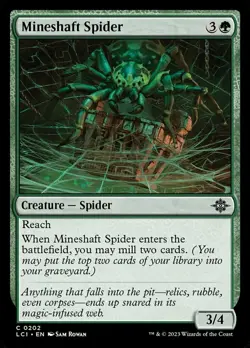 Mineshaft Spider - The Lost Caverns of Ixalan #0202 MTG Magic The Gathering - Image 1