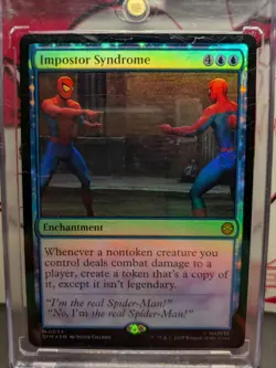 🔥 MTG Impostor Syndrome 0034 Regular Extended Art Marvel's Spider-Man (MINT) 🔥 - Image 1