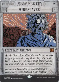 MTG Mindslaver Normal NM Outlaws of Thunder Junction OTJ Breaking News - Image 1