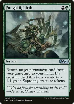 1x Fungal Rebirth - NM English MTG - Magic 2021 - Image 1