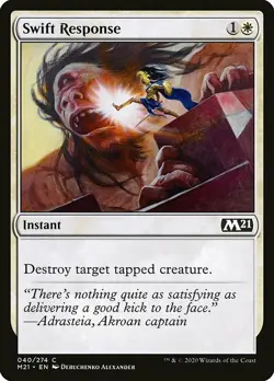 1x Swift Response - NM English MTG - Magic 2021 - Image 1