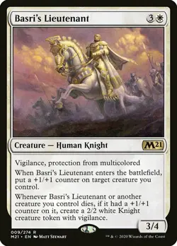 1x Basri's Lieutenant - NM English MTG - Magic 2021 - Image 1