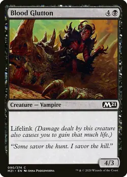 1x Blood Glutton - NM English MTG - Magic 2021 - Image 1