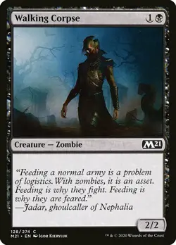 1x Walking Corpse - NM English MTG - Magic 2021 - Image 1
