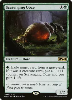 1x Scavenging Ooze - NM English MTG - Magic 2021 - Image 1