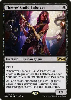 1x Thieves' Guild Enforcer - NM English MTG - Magic 2021 - Image 1