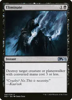 1x Eliminate - NM English MTG - Magic 2021 - Image 1