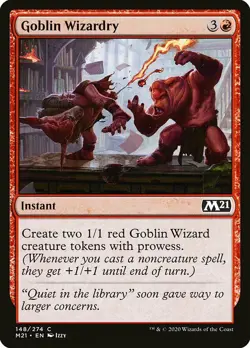 1x Goblin Wizardry - NM English MTG - Magic 2021 - Image 1