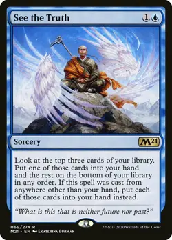 1x See The Truth - NM English MTG - Magic 2021 - Image 1