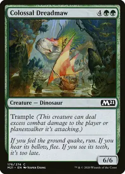 1x Colossal Dreadmaw - NM English MTG - Magic 2021 - Image 1
