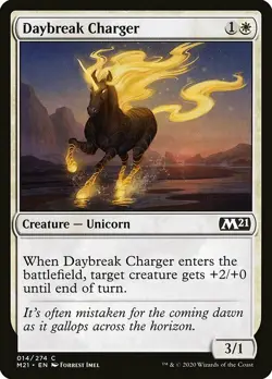 1x Daybreak Charger - NM English MTG - Magic 2021 - Image 1